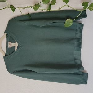 L.L. Bean v-neck   Heavy duty sweater